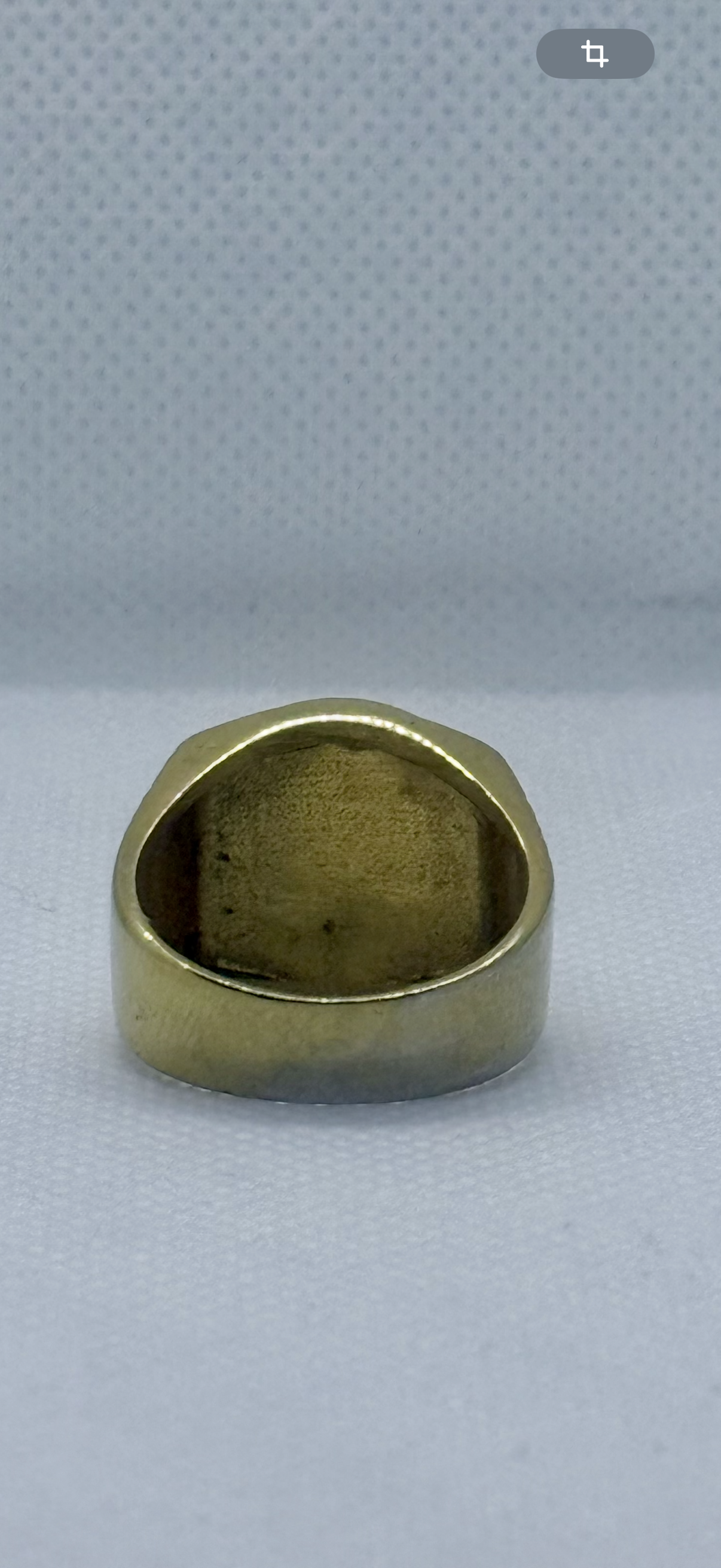 Bague Couronne – Plaqué Or & Zircon