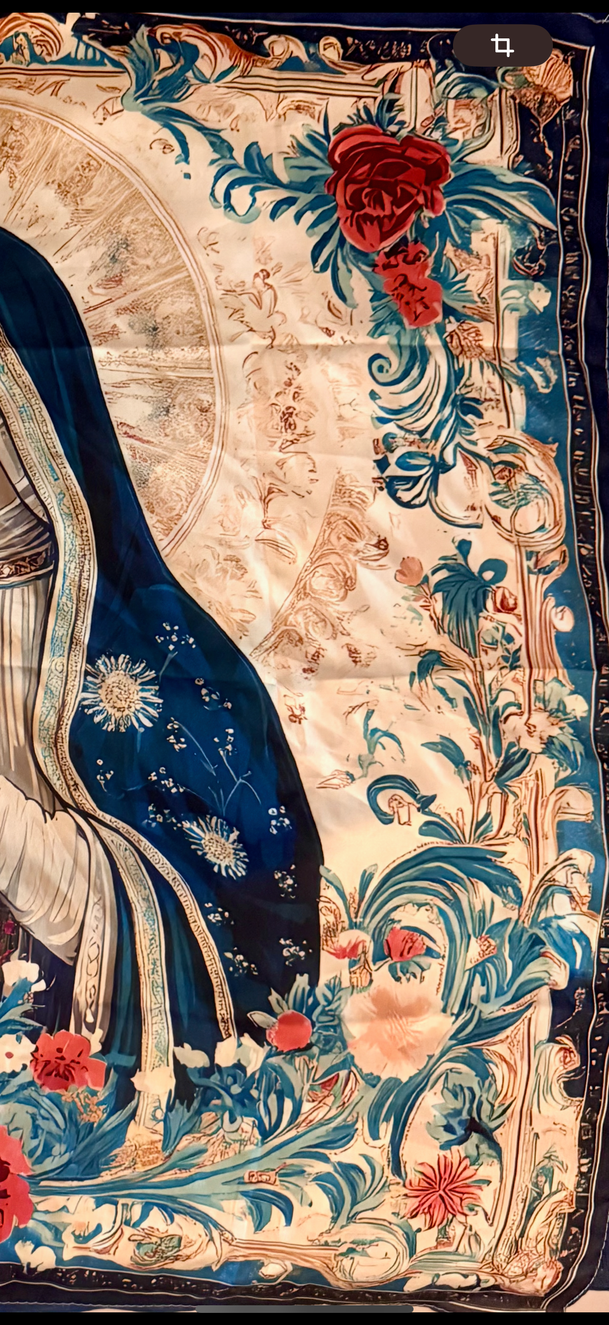 Foulard Vierge Marie – Élégance & Spiritualité